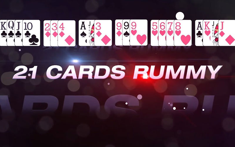 21 card rummy rules