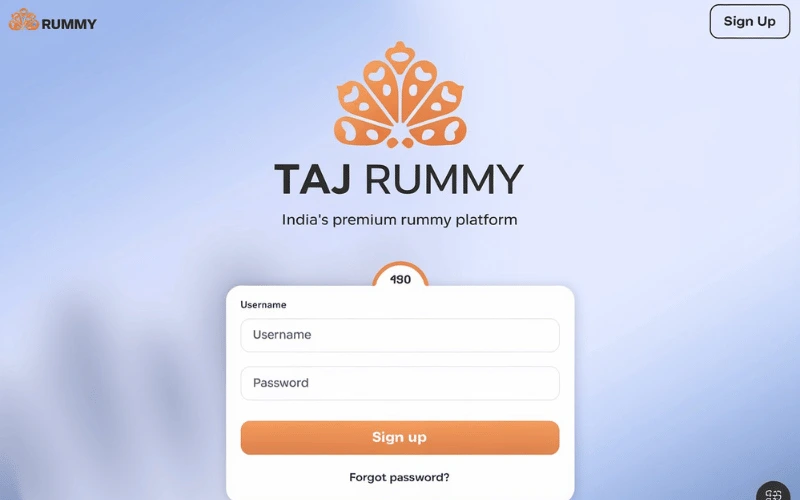 taj rummy login